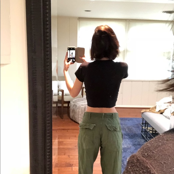 RARE vintage 1970s military trousers (fits 2-8) - Picture 3 of 8